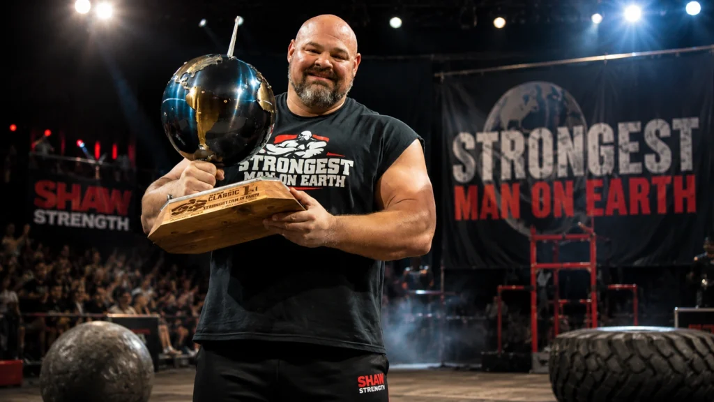Brian Shaw winning award