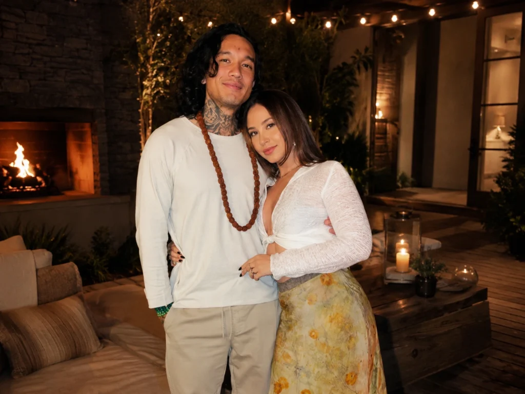 Catherine Paiz with her boyfriend