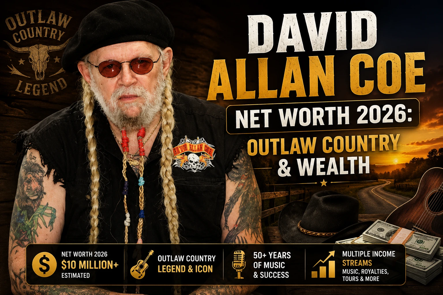 David Allan Coe Net Worth
