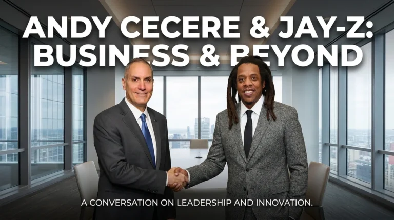 Andy Cecere and Jay Z