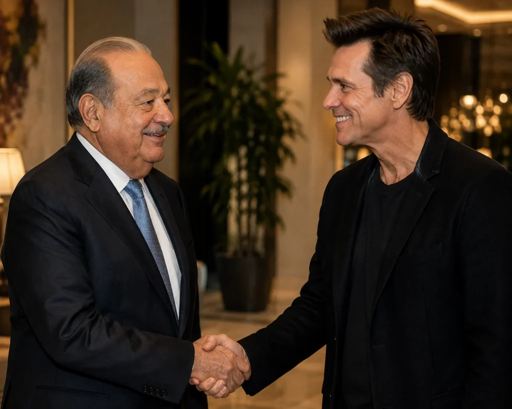 carlos slim and jim carrey