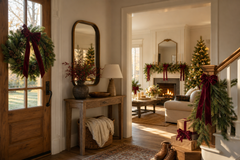 A Simple 2026 Guide to Coordinating Ribbon, Bows, and Wreaths Across the Home